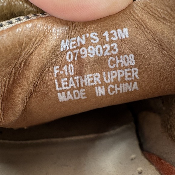 Sperry Billfish Mens 13 M Boat Shoes Brown Leather Classic Slip On Casual - Picture 9 of 9